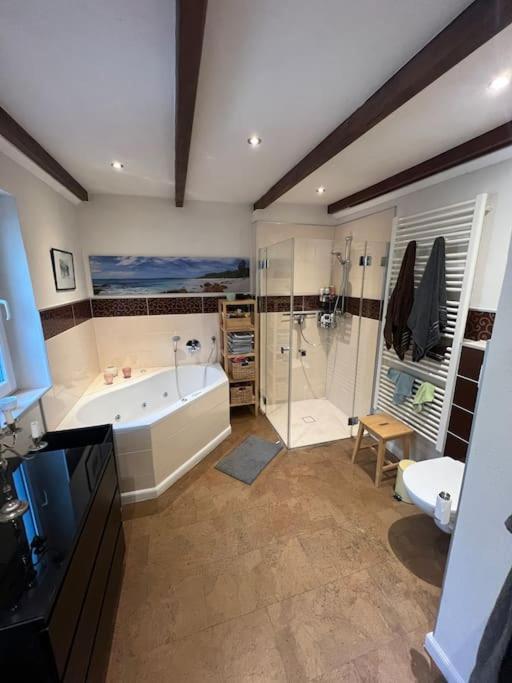 Luxurioeses Ferienhaus Am Ems Jade Kanal Sande Ngoại thất bức ảnh